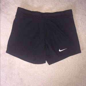 Black nike athletic shorts